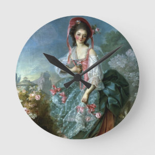 Portret van Mademoiselle Guimard als Terpsichore, Ronde Klok
