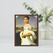 Portret van Mademoiselle Riviere door Ingres Jean Briefkaart (Staand voorkant)