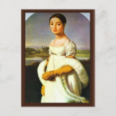 Portret van Mademoiselle Riviere door Ingres Jean Briefkaart (Voorkant)