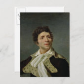 Portret van Marat 1793 Briefkaart (Voorkant / Achterkant)