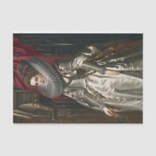 Portret van Marchesa Brigida Spinola-Doria, Rubens Tissuepapier