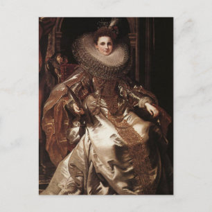 Portret van Marchesa Pallavicino door Rubens Briefkaart
