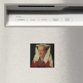 Portret van Margaret van Eyck, 1439 Magneet (Insitu (Vaatwasser))