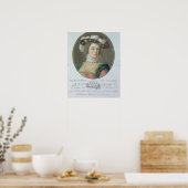 Portret van Marguerite de Valois (1492-1549), 1787 Poster (Keuken)