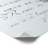 Portret van Marguerite de Valois (1492-1549), 1787 Poster (Hoek)