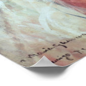 Portret van Maria Guerrero Poster (Hoek)