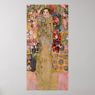 Portret van Maria Munk van Gustav Klimt Poster