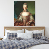 Portret van Marie Adelaide 1756 Canvas Afdruk (Insitu (Slaapkamer))