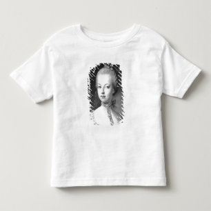 Portret van Marie-Antoinette van Habsbourg Kinder Shirts