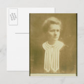 Portret van Marie Curie Briefkaart (Voorkant / Achterkant)