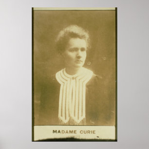 Portret van Marie Curie Poster