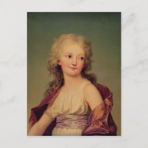 Portret van Marie-Therese Charlotte van Frankrijk Briefkaart