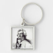 Portret van Marshal Charles-Joseph Prince Sleutelhanger (Voorkant)