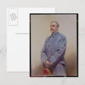 Portret van Marshal Ferdinand Foch 1920 Briefkaart (Voorkant / Achterkant)