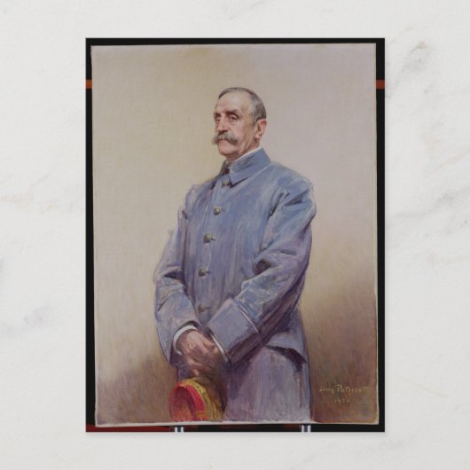 Portret van Marshal Ferdinand Foch 1920 Briefkaart (Voorkant)