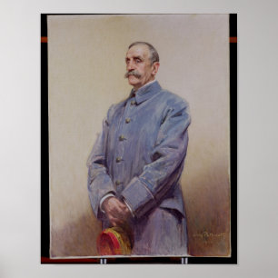 Portret van Marshal Ferdinand Foch 1920 Poster