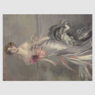 Portret van Martha Regnier door Giovanni Boldini Tissuepapier