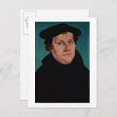 Portret van Martin Luther, 1529 Briefkaart (Voorkant / Achterkant)