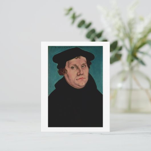 Portret van Martin Luther, 1529 Briefkaart (Staand voorkant)