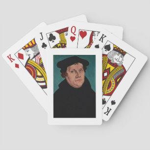 Portret van Martin Luther, 1529 Speelkaarten