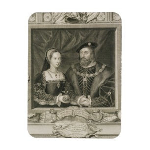 Portret van Mary (1496-1533) Koningin van Frankrij Magneet