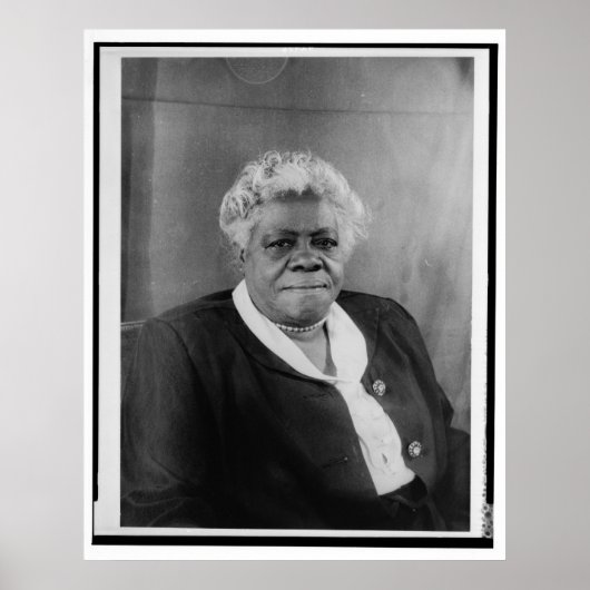 Portret van Mary McLeod Bethune Poster (Voorkant)
