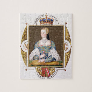 Portret van Mary of Guise (1515-60) koningin van S Legpuzzel