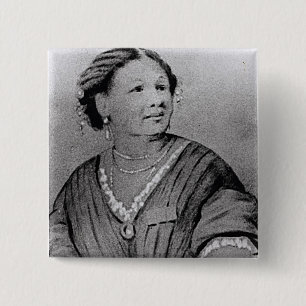 Portret van Mary Seacole Vierkante Button 5,1 Cm