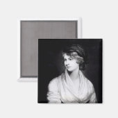 Portret van Mary Wollstonecraft Godwin Magneet (Voorkant / Achterkant)