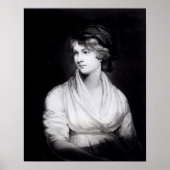 Portret van Mary Wollstonecraft Godwin Poster (Voorkant)