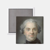 Portret van Maurice, Comte de Saxe 1747 Magneet (Voorkant / Achterkant)