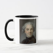 Portret van Maurice, Comte de Saxe 1747 Mok (Links)