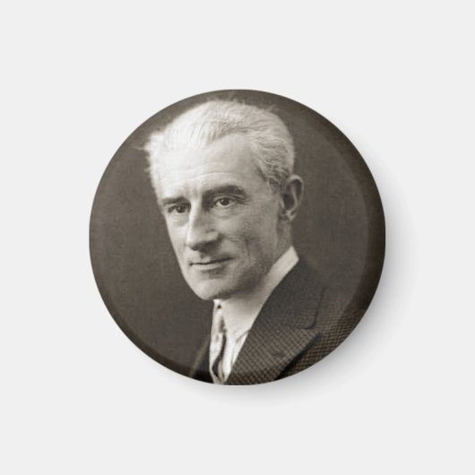 Portret van Maurice Ravel (c. 1925) Magneet (Voorkant)