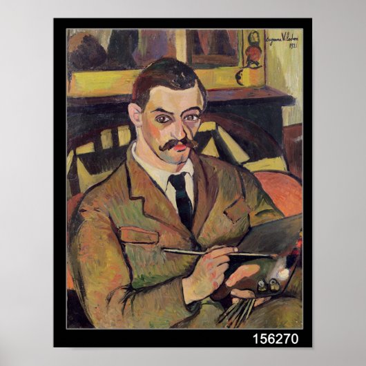 Portret van Maurice Utrillo 1921 Poster (Voorkant)