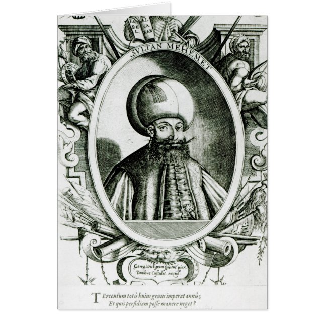 Portret van Mehmet III (Voorkant)