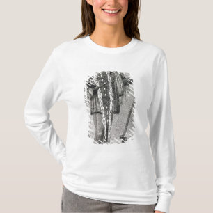Portret van Meriwether Lewis gegraveerd T-shirt
