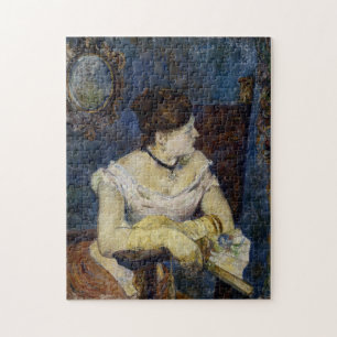 Portret van Mette Gaugin, De vrouw van de kunstena Legpuzzel