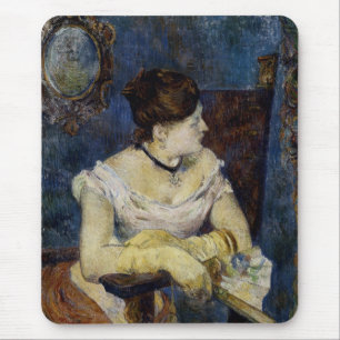 Portret van Mette Gauguin, de vrouw van de kunsten Muismat