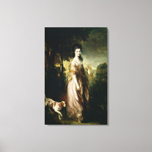 Portret van mevrouw Lowndes-Stone c.1775 Canvas Afdruk