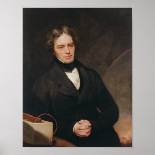 Portret van Michael Faraday 1841-42 Poster