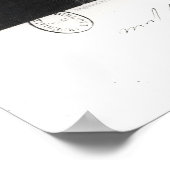 Portret van Michael Faraday Poster (Hoek)