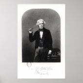 Portret van Michael Faraday Poster (Voorkant)