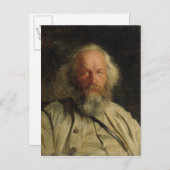 Portret van Michail Alexandrovich Bakunin 1871 Briefkaart (Voorkant / Achterkant)