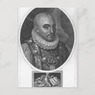 Portret van Michel de Montaigne Briefkaart