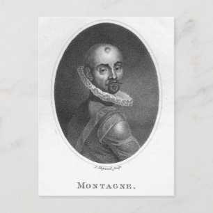 Portret van Michel de Montaigne Briefkaart