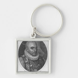 Portret van Michel de Montaigne Sleutelhanger