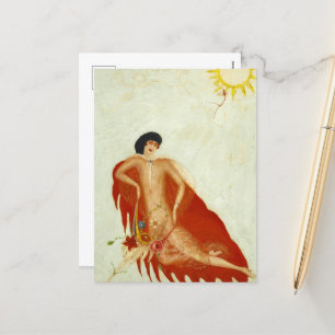 Portret van Mijzelf door Florine Stettheimer Feestdagenkaart