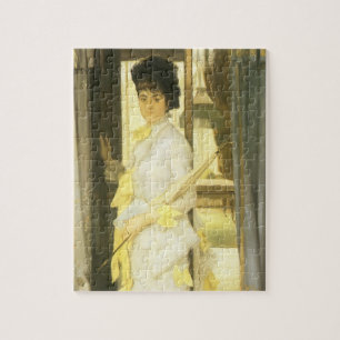 Portret van Miss Lloyd door Tissot, Vintage Portre Legpuzzel
