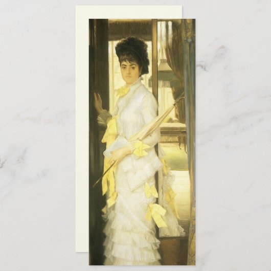 Portret van Miss Lloyd van Tissot, portret (Voorkant / Achterkant)