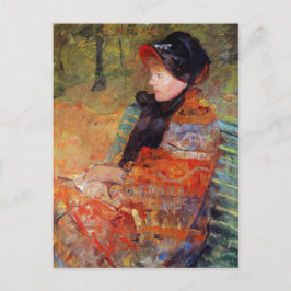 Portret van Mlle C. Lydia Cassatt door Mary Cassat Briefkaart